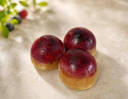 Zweischicht Hundeeis mit Beeren & Smoothie