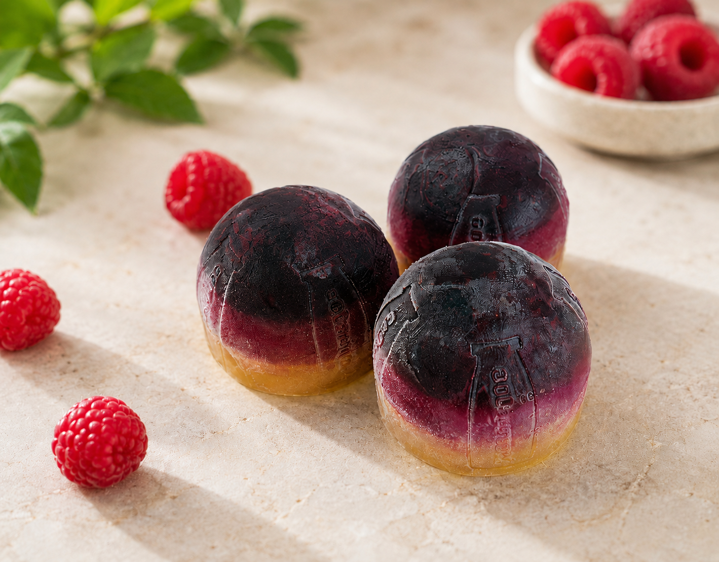 Deutschland Hundeeis mit Smoothie