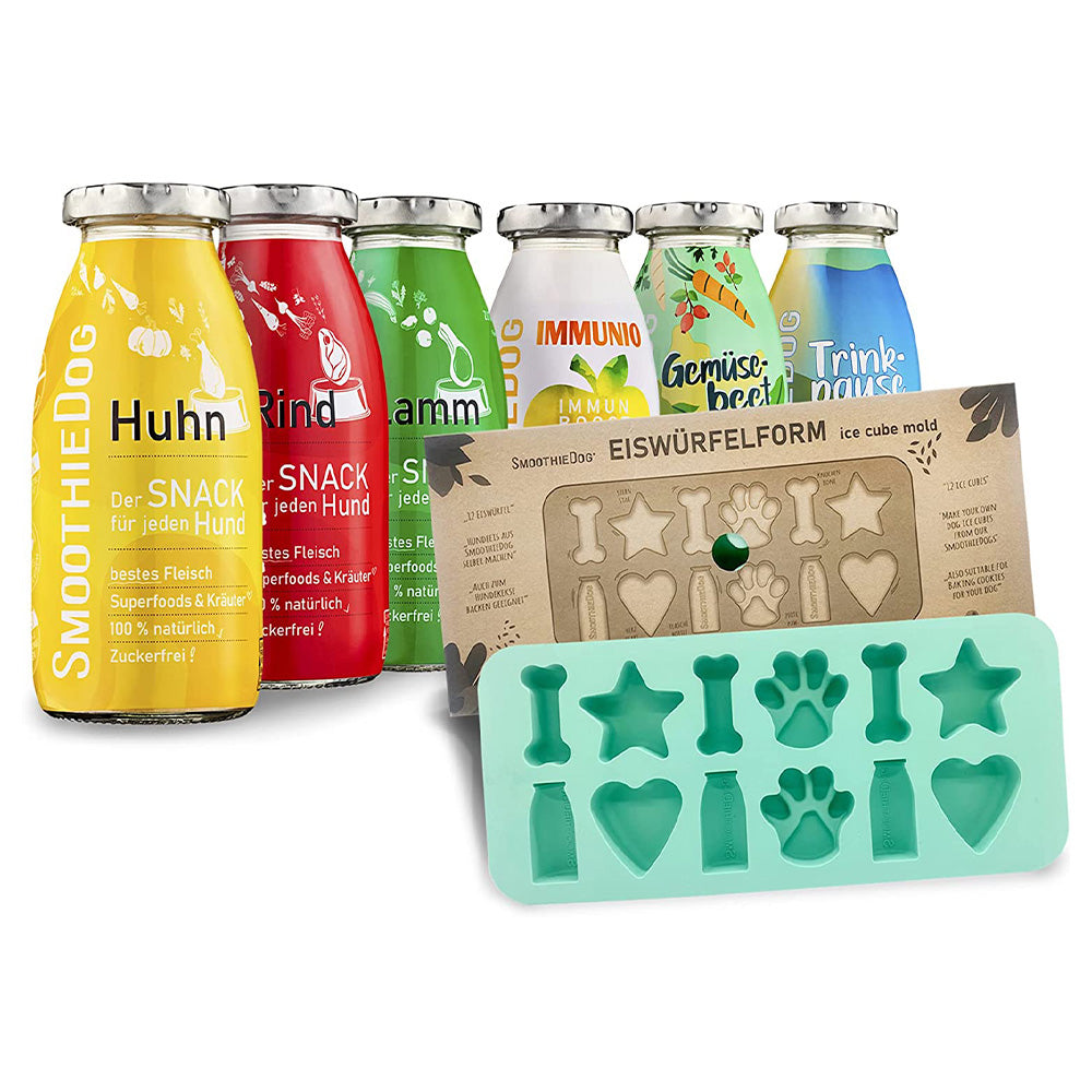 Hundesmoothie Eiswürfelform Bundle