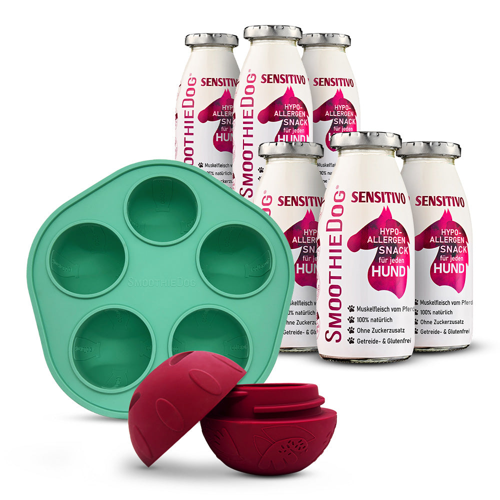 SmoothieDog Silvester-Bundle Sensitivo + Schleckball